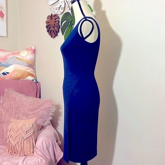 Amanda Uprichard Blue Bodycon Midi Dress XS - Picture 3 of 9